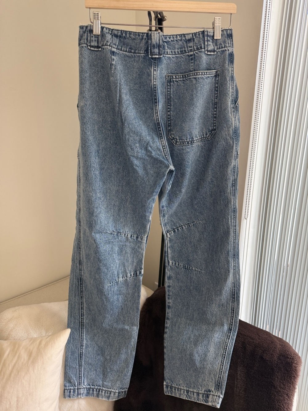 rag & bone Leyton Straight Leg Jeans relaxed fit denim - Picture 10 of 11